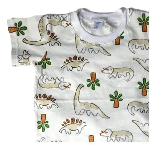 Conjunto Remera Manga Corta Y Short De Bengalina Bebe - imagen 8