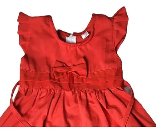 Vestido Corto Zaphira Beba Sin Manga Lazo Primavera - imagen 11