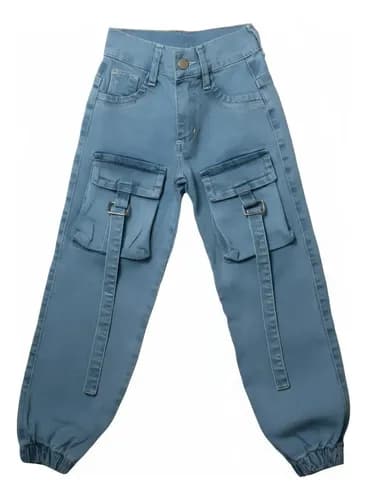 Pantalon Jeans Elastizado Niñas - imagen 7