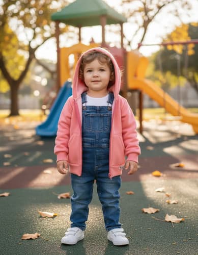 Campera De Algodon Frizado Con Capucha Para  Bebe - imagen 22
