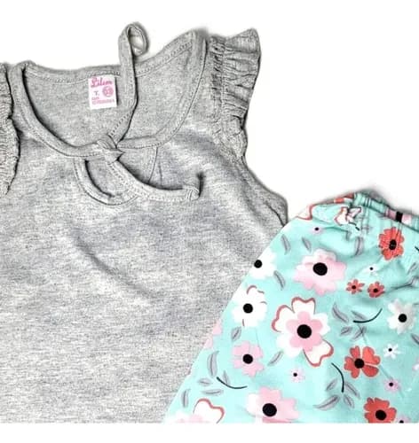 Musculosa De Algodon  Con Biker De Modal Estampado  Bebas - imagen 24