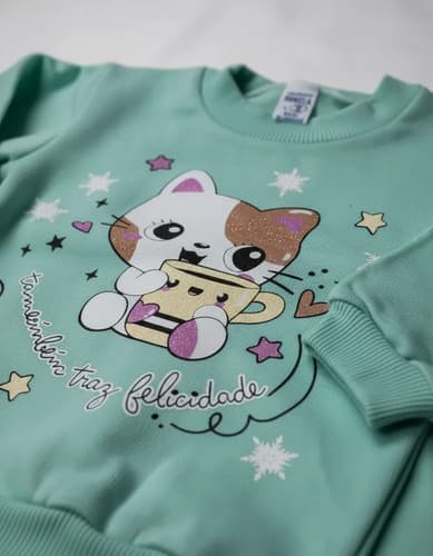 Conjunto Friza De Buzo C. Redondo Y Pantalón  Beba Gat - imagen 16