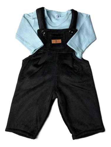 Jardinero Corderoy Bifaz Enterito +body Algodon Bebe - imagen 21