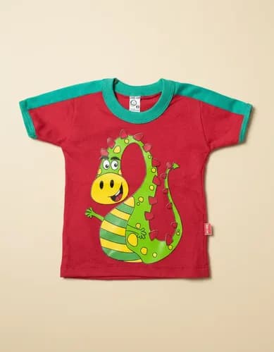 Remera M Corta De Algodón Estampa Dino Bebes - imagen 21