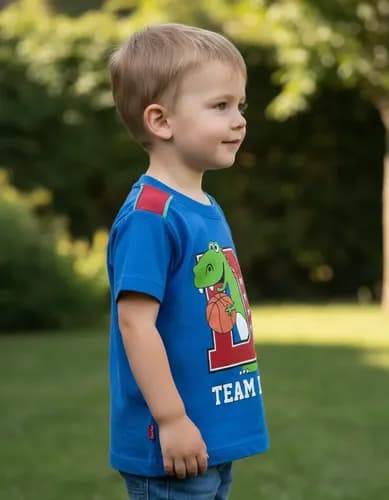 Remera M Corta De Algodón Estampa Dino Bebes - imagen 15