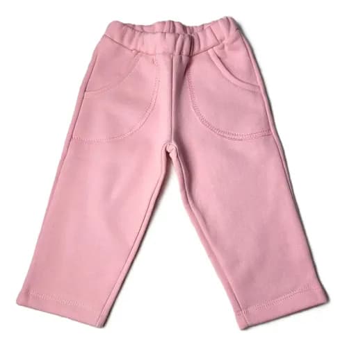 Pantalón De Algodon Frizado Bebes Bolsillos L - imagen 8