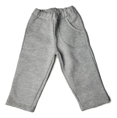Pantalón De Algodon Frizado Bebes Bolsillos L - imagen 2