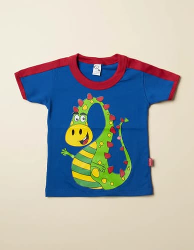 Remera M Corta De Algodón Estampa Dino Bebes - imagen 26