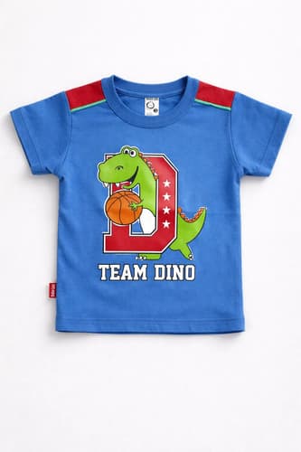 Remera M Corta De Algodón Estampa Dino Bebes - imagen 16