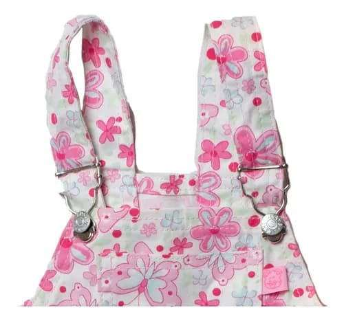 Jardinero Corto Gabardina Estampada Beba - imagen 5