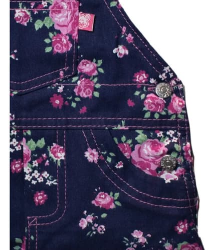 Jardinero Corto Gabardina Estampada Beba - imagen 2