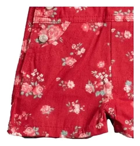 Jardinero Corto Gabardina Estampada Beba - imagen 9