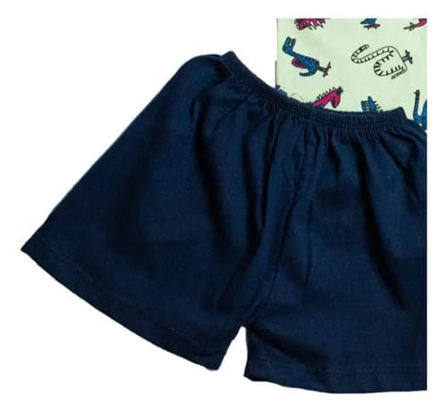 Pijama De Verano Algodón Elastizado Bebe - imagen 3