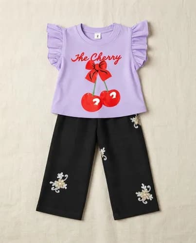 Conjunto Beba Remera Algodón + Pantalon Palazzo De Lino - imagen 24