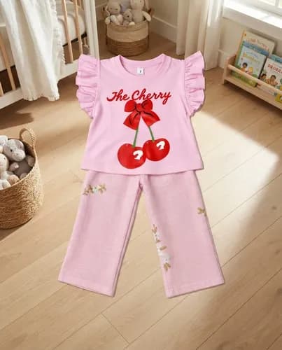 Conjunto Beba Remera Algodón + Pantalon Palazzo De Lino - imagen 19