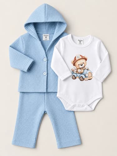 Set Conjuntos Bebe Recien Nacido 3 Piezas - imagen 7