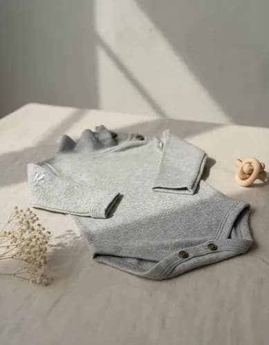 Body Cuello  Polera De Algodon Manga Larga Bebes - imagen 46