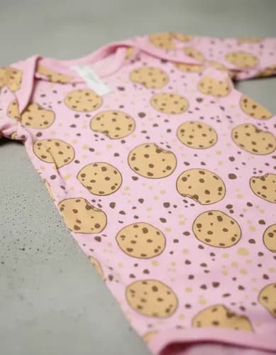 Bodys De Algodon Estampado Manga Larga Bebes - imagen 16