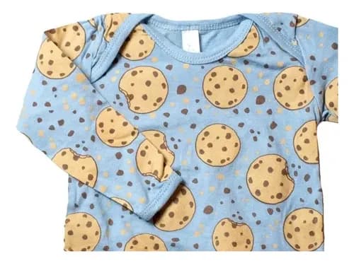 Bodys De Algodon Estampado Manga Larga Bebes - imagen 23