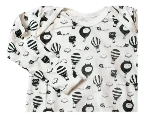 Bodys De Algodon Estampado Manga Larga Bebes - imagen 20