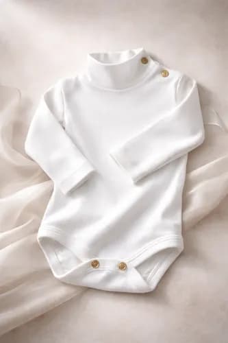 Body Cuello  Polera De Algodon Manga Larga Bebes - imagen 28