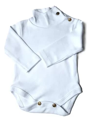 Body Cuello  Polera De Algodon Manga Larga Bebes - imagen 32