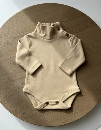 Body Cuello  Polera De Algodon Manga Larga Bebes - imagen 24