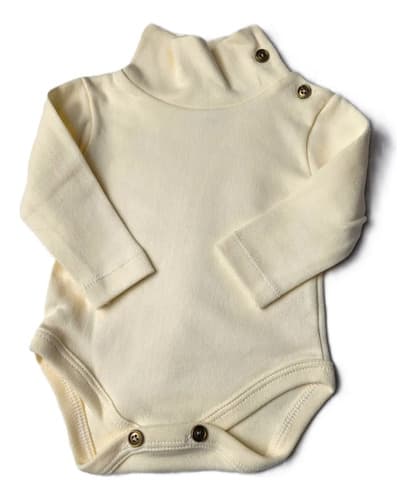 Body Cuello  Polera De Algodon Manga Larga Bebes - imagen 34