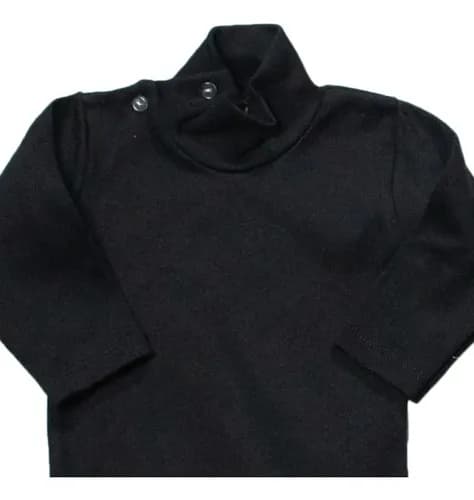 Body Cuello  Polera De Algodon Manga Larga Bebes - imagen 8