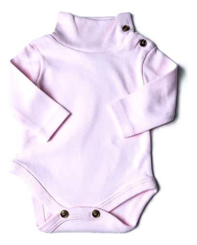 Body Cuello  Polera De Algodon Manga Larga Bebes - imagen 2