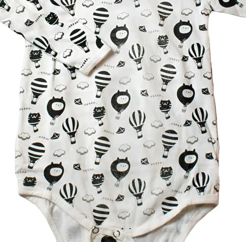 Bodys De Algodon Estampado Manga Larga Bebes - imagen 21