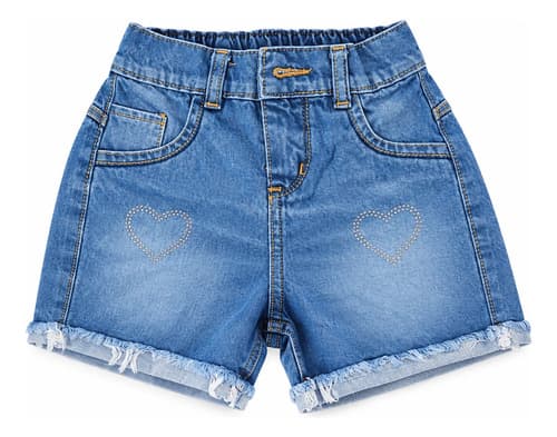 Shorts Beba Jeans Brillitos  Talle 1-2 Años - imagen 2