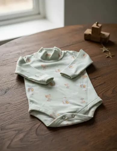 Body Media Polera M Larga Para Bebé Zaphira Cómodo Y Suave